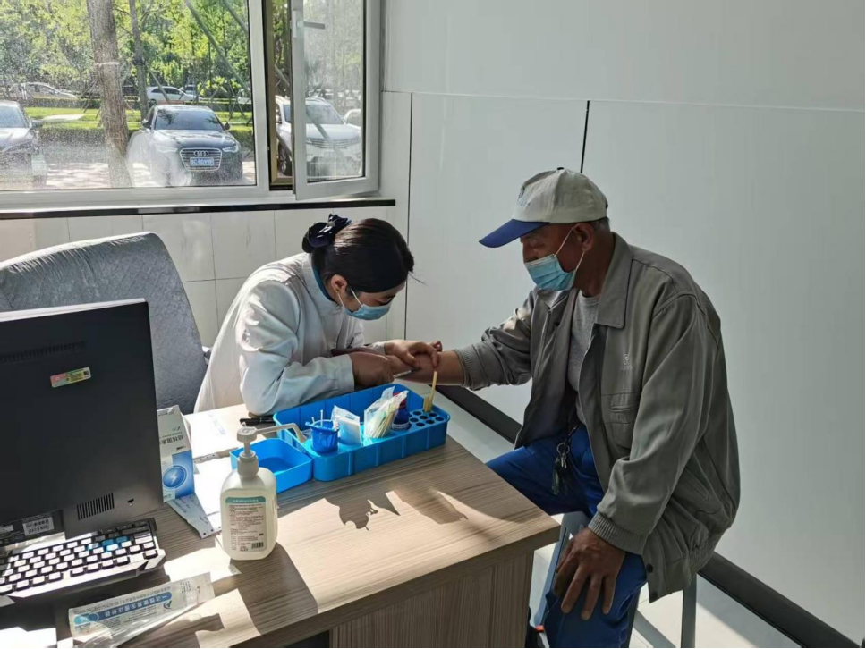 淄博市桓台县开展无结核社区创建项目重点人群筛查584